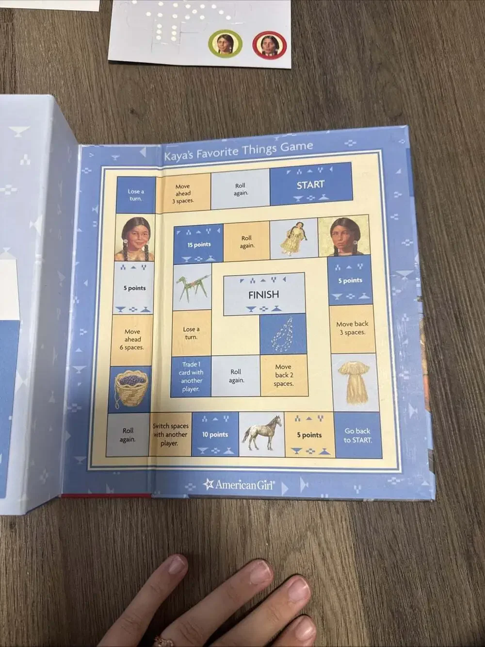 KAYA: 1764 (AMERICAN GIRL) By Janet Shaw & Bill Farnsworth With Game Pieces